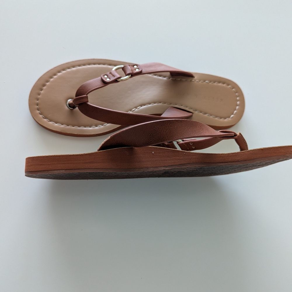 Kelly & Katie Tan Leather Sandals